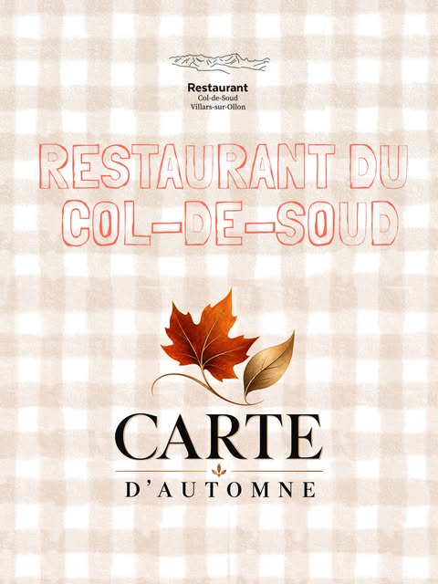 Publication Instagram du Restaurant Col de Soud